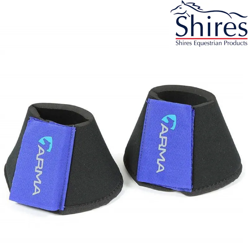 Shires Arma Neoprene Over Reach Boots 1898 - Bright Blue 